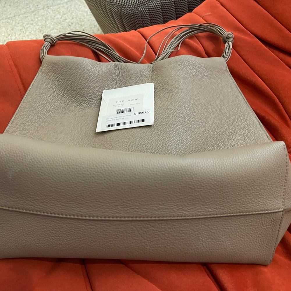 The Row Wander Bag in stone. Authentic.